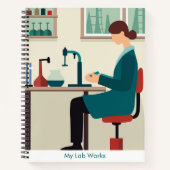 Custom Science Lab Student Spiral Notebook Notitieboek (Voorkant)