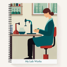 Custom Science Lab Student Spiral Notebook Notitieboek