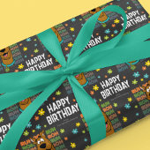 Custom Scooby-Doo Ruh Roh Happy Birthday Cadeaupapier