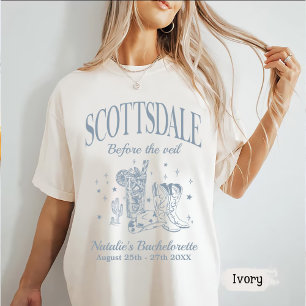 Custom Scottsdale Bache Party voor de sluier T-shirt