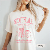 Custom Scottsdale Bache Party voor de sluier T-shirt