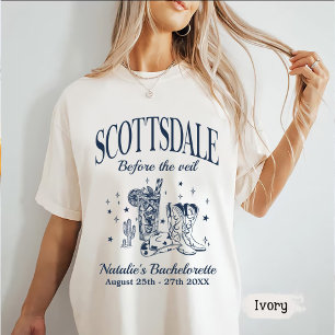Custom Scottsdale Bache Party voor de sluier T-shirt