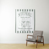 Custom Scottsdale Bache Party voor de sluier Wandkleed (In situ)