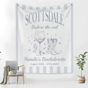 Custom Scottsdale Bache Party voor de sluier Wandkleed
