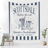 Custom Scottsdale Bache Party voor de sluier Wandkleed