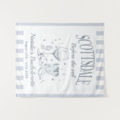 Custom Scottsdale Bache Party voor de sluier Wandkleed (Voorkant (horizontaal))