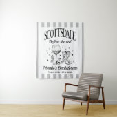 Custom Scottsdale Bache Party voor de sluier Wandkleed (In situ)