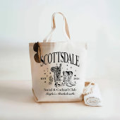 Custom Scottsdale Bachelorette Party bruidsmeisje Tote Bag