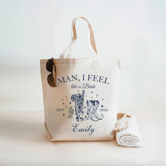 Custom Scottsdale Bachelorette Party Man Ik voel m Tote Bag