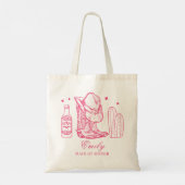 Custom Scottsdale Bachelorette Party Social Club Tote Bag (Achterkant)