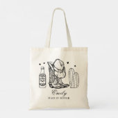 Custom Scottsdale Bachelorette Party Social Club Tote Bag (Achterkant)