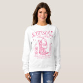 Custom Scottsdale Bachelorette Party Social Club Trui (Voorkant volledig)