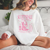 Custom Scottsdale Bachelorette Party Social Club Trui