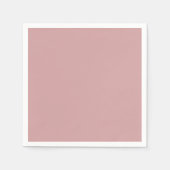 CUSTOM Script Modern Dusty Pink Baby shower Servet (Voorkant)