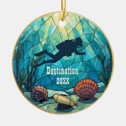 Custom Scuba Ornament (Voorkant)
