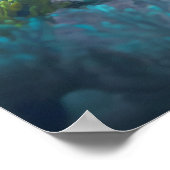 Custom Sea Turtle Image Poster Coastal Room Decor (Hoek)