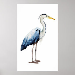 Custom Seabird Heron II Poster