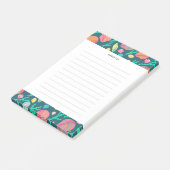 CUSTOM Seashells Border Grocery Shopping List Post-it® Notes (Schuin)