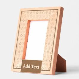 Custom Seashells gegraveerd hout Afbeelding Lijst