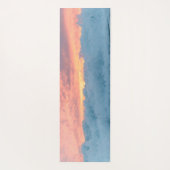 Custom Seashore Beach Calming Sunrise met naam Yogamat (Achterkant)