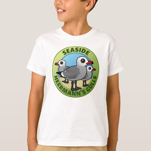 CUSTOM Seaside Heermanns Gulls T-shirt (Voorkant)