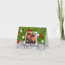 Custom Seasonal Photo Template Merry Christmas