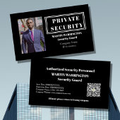 Custom Security Guard ID Photo Black Badge | Profe Visitekaartje