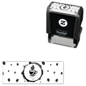 Custom Self Inking Rubber Stamp with Logo Zelfinktende Stempel (In situ)