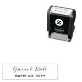Custom Self Inking Stamp for Couples Names Date Zelfinktende Stempel (In situ)