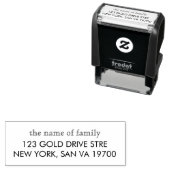 Custom Self Inking Stamp – Personalized Address St Zelfinktende Stempel (In situ)
