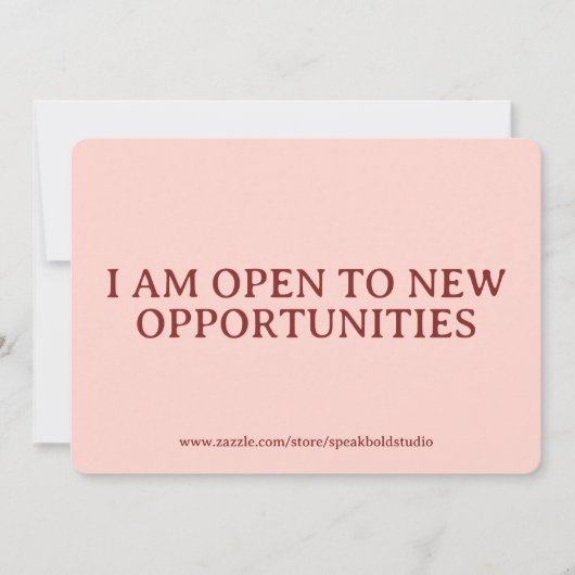 Custom Self Love Card Positive Affirmation for Her Feestdagenkaart (Voorkant)