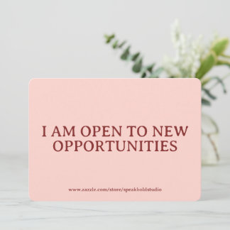 Custom Self Love Card Positive Affirmation for Her Feestdagenkaart