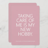 Custom Self-Love Kaart, Positive Vibes Gift voor h Feestdagenkaart (Voorkant / Achterkant)