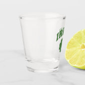 Custom Shamrock Design Keltisch Iers Shot Glas (Links)