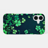 Custom Shamrock Meadow iPhone 16 Hoesje (Achterkant horizontaal)