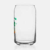 Custom Shamrock, Personalized firstName St Patrick Blikvorm Glas (Links)