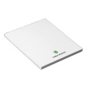 Custom Shamrock St Patricks Day Notitieblok (Schuin)