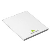 Custom Shamrock St Patricks Day Notitieblok (Schuin)