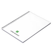Custom Shamrock St Patricks Day Notitieboek (Linkerzijde)