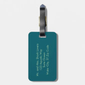 Custom Shark Luggage Tags Bagagelabel (Achterkant verticaal)