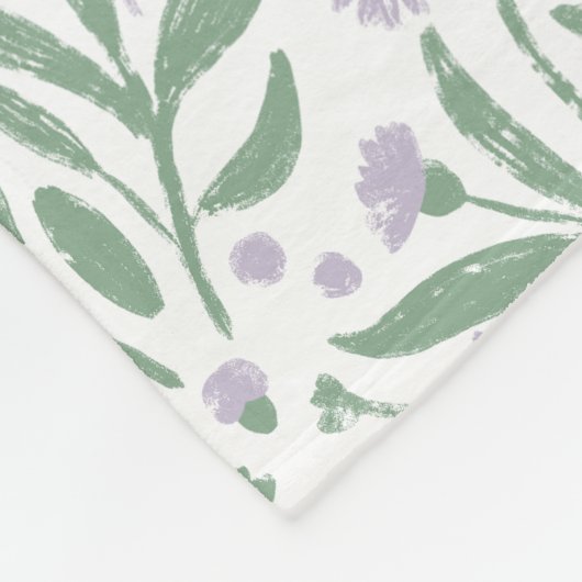 Custom sherpa baby blanket with personalized name. fleece deken (Hoek)