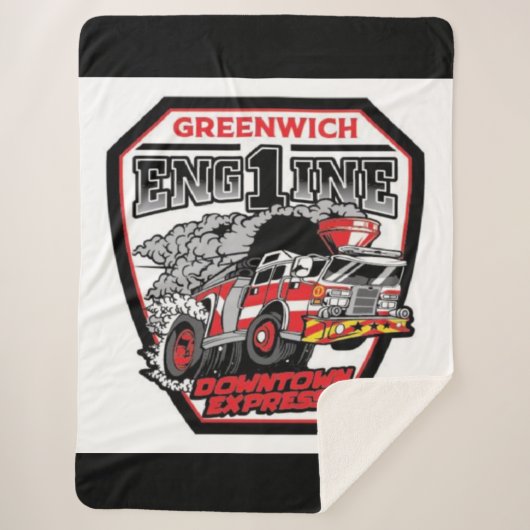 Custom Sherpa Blanket for Kyle Deken (Voorkant)