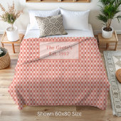 Custom Sherpa Blanket Name Est Date Family Gift Sherpa Deken