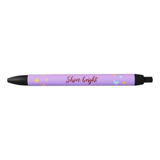 Custom Shine Bright Pen voor meisjes (Voorkant)