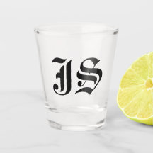 Custom Shot Glass met Initialen gepersonaliseerde 