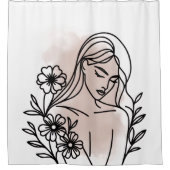 Custom Shower Curtain Douchegordijn (Voorkant)