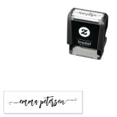 Custom signature modern script  zelfinktende stempel (In situ)