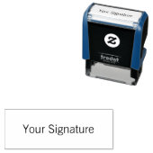 custom signature self-inking stamp  zelfinktende stempel (In situ)