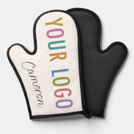 Custom Siliconen Oven Mitt met Bedrijf Logo & Naam Ovenwant