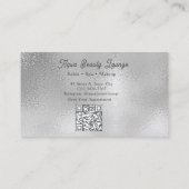 Custom Silver Salon | Beauty Spa Visitekaartje (Achterkant)